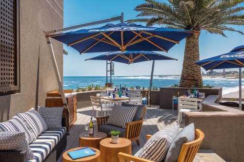 Strand Hotel Swakopmund buitenterras